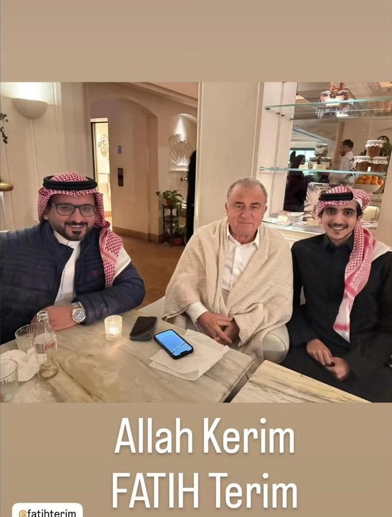 Suudi Arabistan Cumhurbaşkanı Fatih Terim'in sürpriz paylaşımı sosyal medyada gündem oldu...