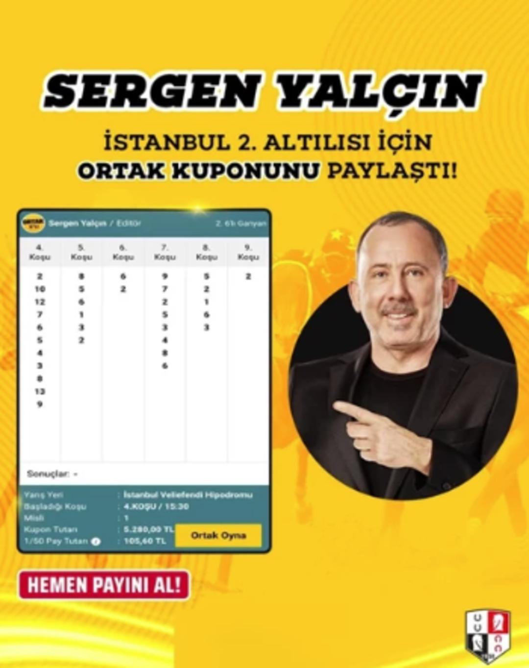Sergen Yalçın şanslı kupon paylaştı, Beşiktaş taraftarı isyan etti! Sosyal medyada büyük tepki 2